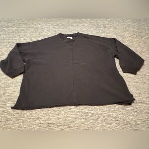 Aerie Distressed Oversized Sweater Medium